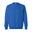 Unisex Adult Sweatshirt met Zware Mouwenhals (Koningsblauw)