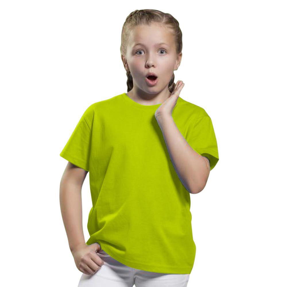 Tshirt Manches Courtes Unisexe (Vert Fluo) 2/2