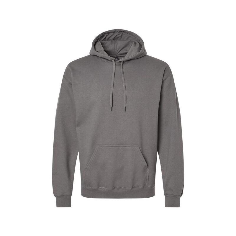 Casaco com capuz unissexo de peso médio Softstyle Fleece para adultos Antracite
