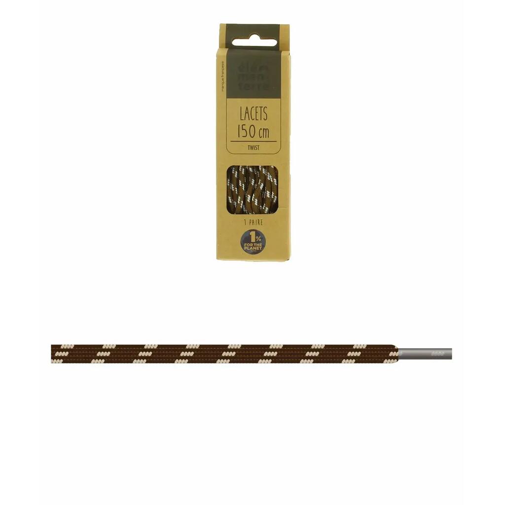 Pair of tubular laces Élémenterre Twist