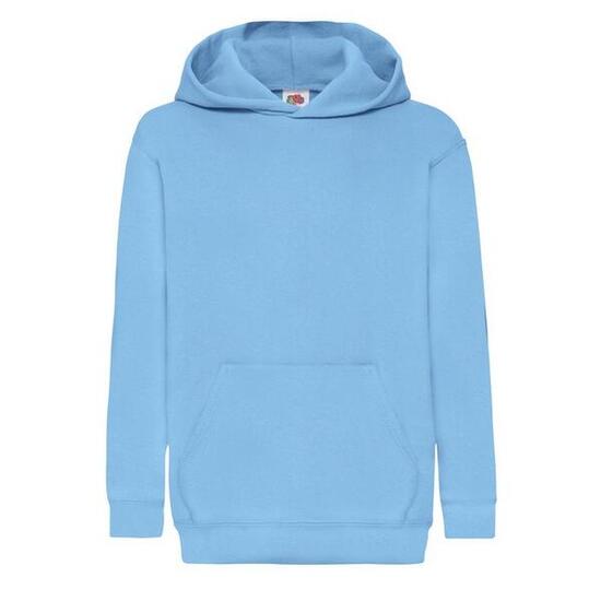 Sweat À Capuche CLASSIC Enfant (Bleu Ciel)