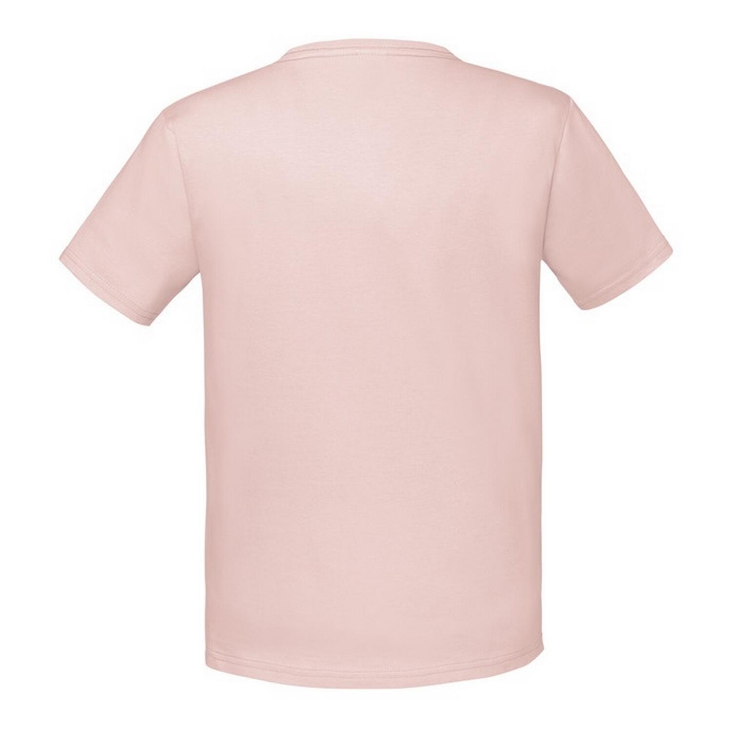 Maglietta Semplice Bambini Fruit Of The Loom Iconic 150 Rosa Cipria 2/3