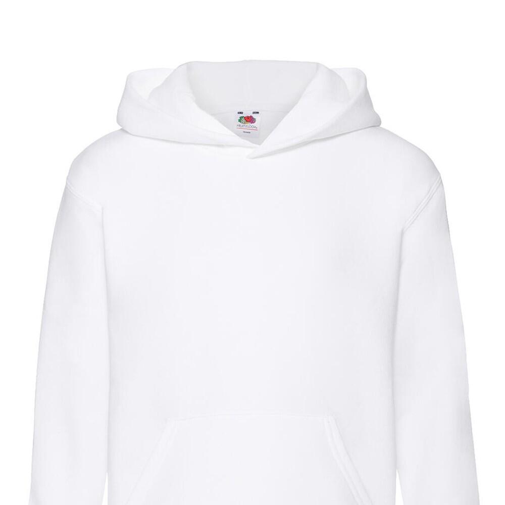 Sweat À Capuche PREMIUM Enfant (Blanc) 2/2