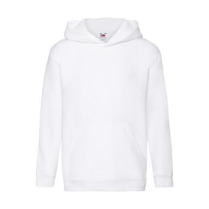 Sweat À Capuche PREMIUM Enfant (Blanc)