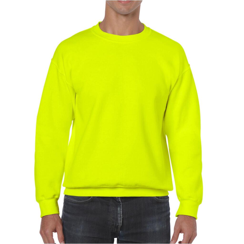 Unisex Adult Heavy Blend Crew Neck Sweatshirt (Safety Green)