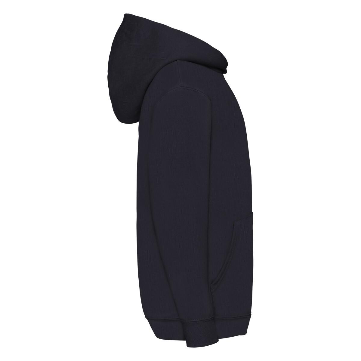 Felpa Con Cappuccio Bambini Fruit Of The Loom Classic 260 Blu Scuro 3/3