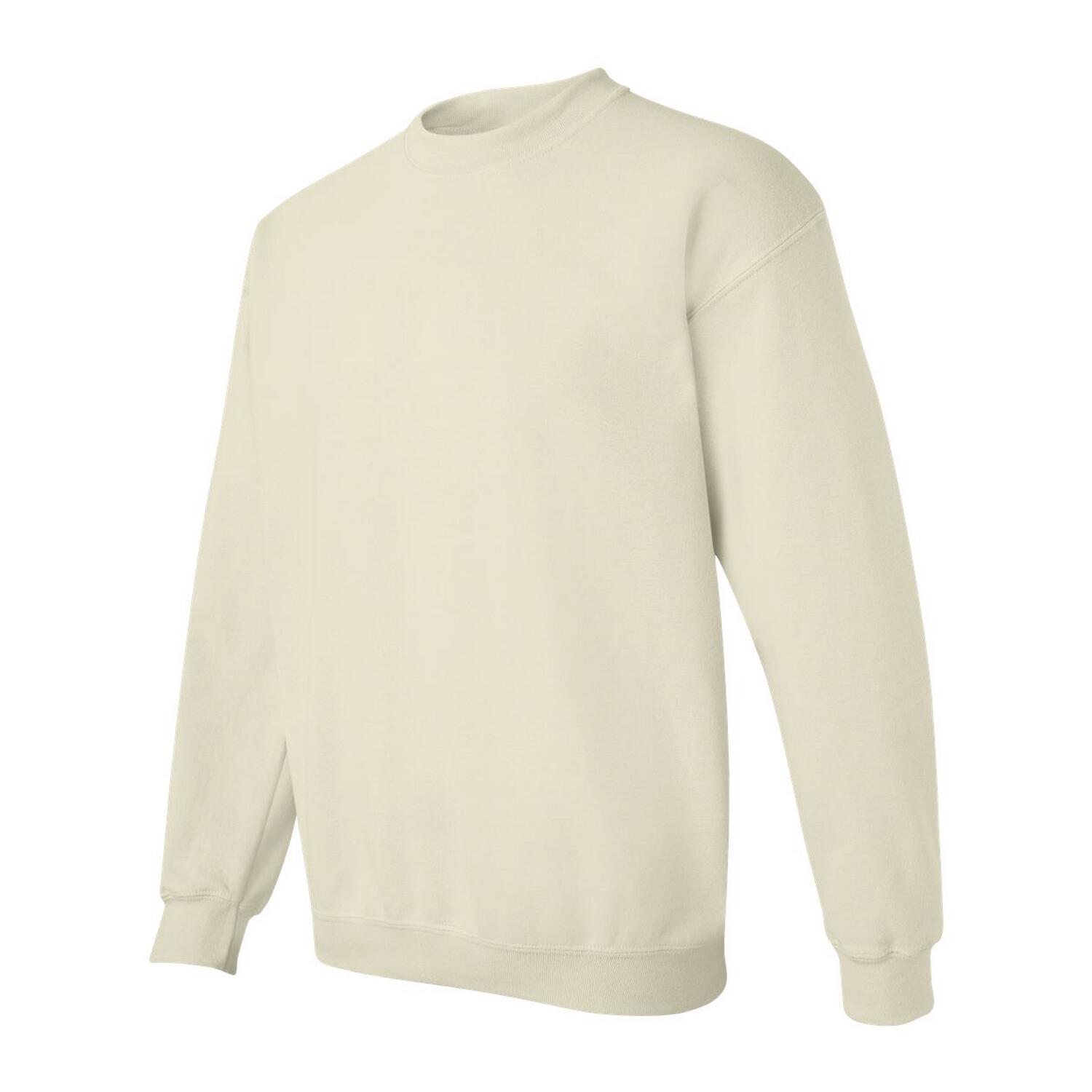 Felpa Girocollo Adulto Unisex Gildan Sabbia 3/3