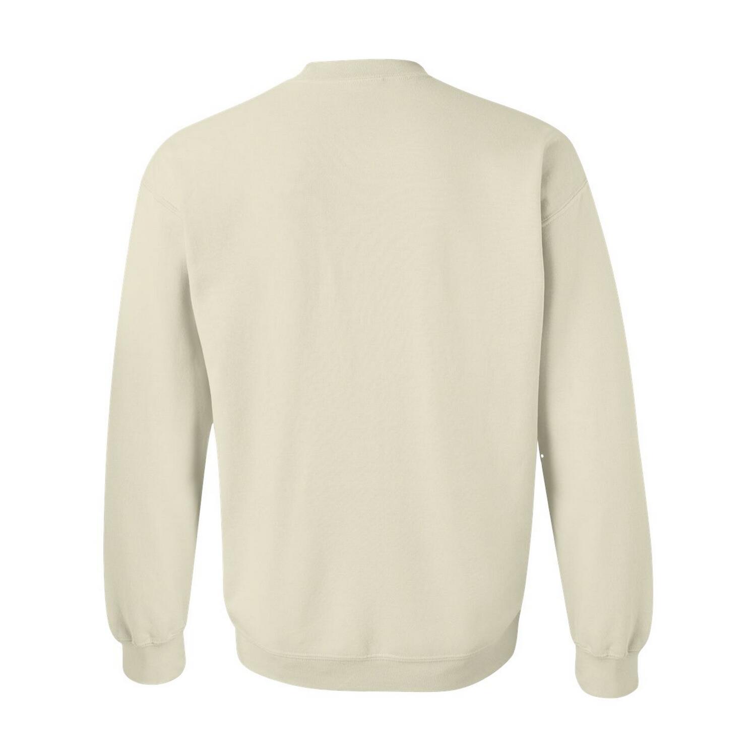 Felpa Girocollo Adulto Unisex Gildan Sabbia 2/3