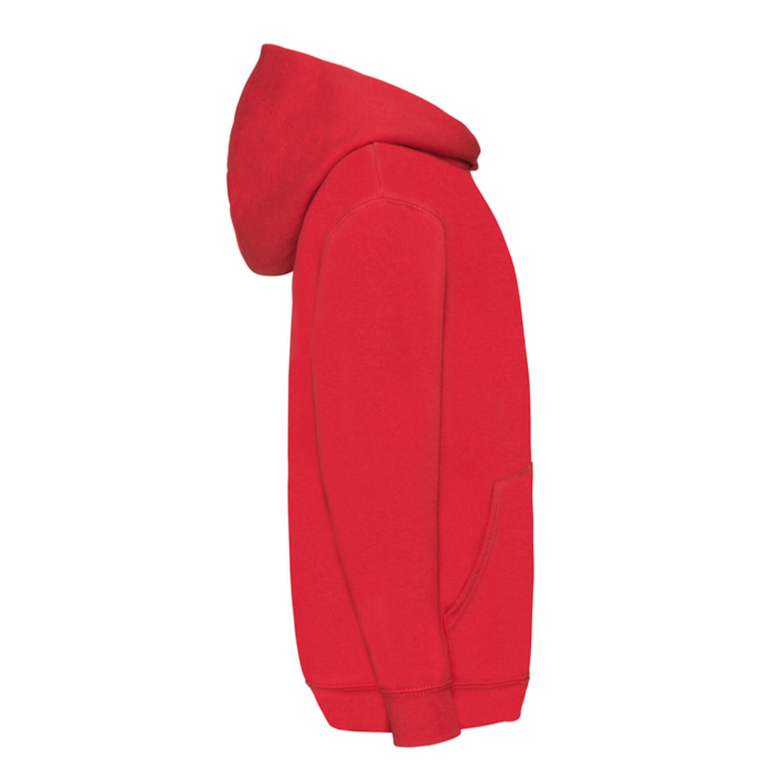 Felpa Con Cappuccio Bambini Fruit Of The Loom Rosso 3/3