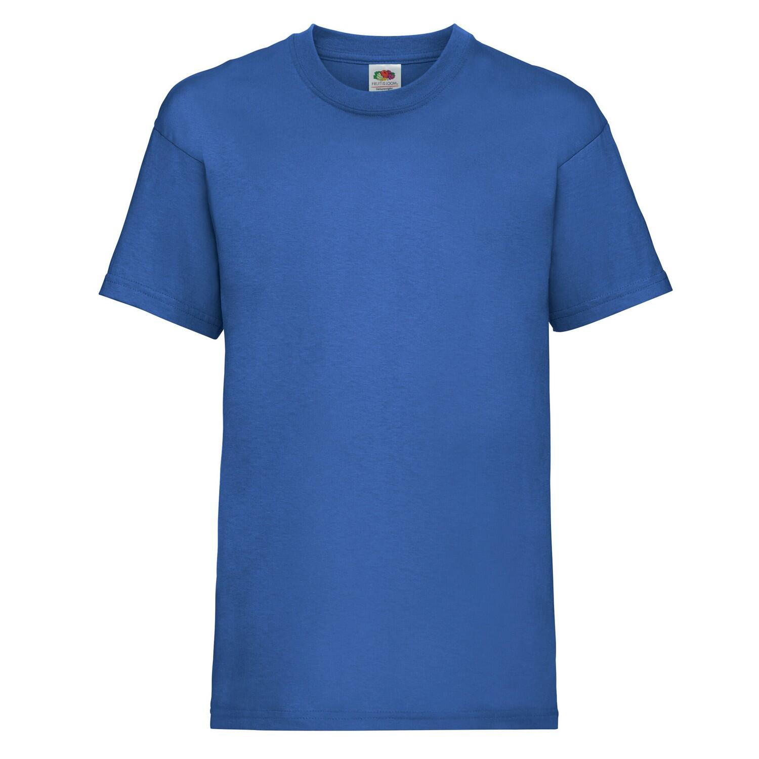 Tricou Drumeții În Natură Fruit Of The Loom Valueweight Simplu Copii
