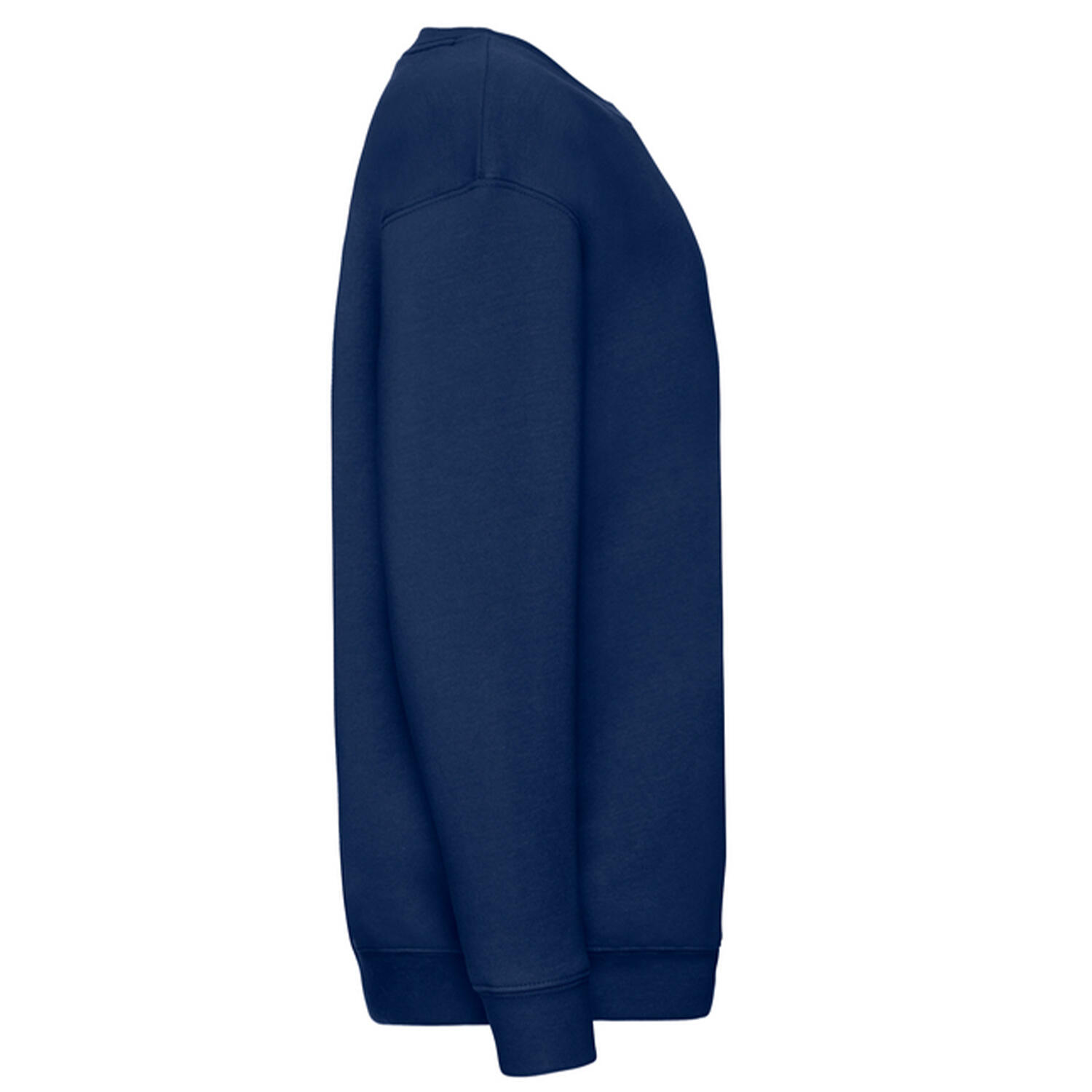 Felpa A Giro Bambini Fruit Of The Loom Premium Blu Navy 3/3