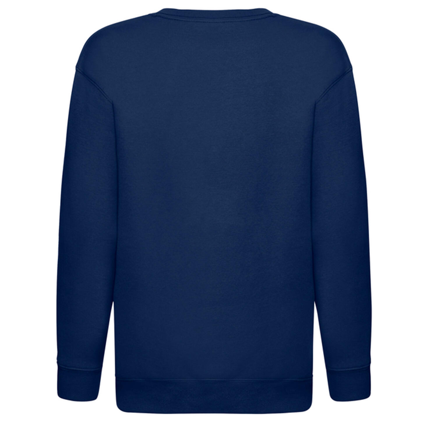 Felpa A Giro Bambini Fruit Of The Loom Premium Blu Navy 2/3