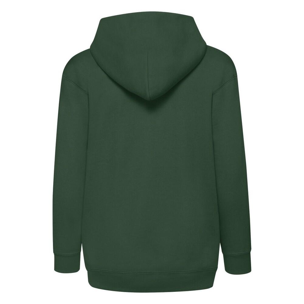 Giacca Con Cappuccio Bambini Fruit Of The Loom Classic Verde Bottiglia 2/3