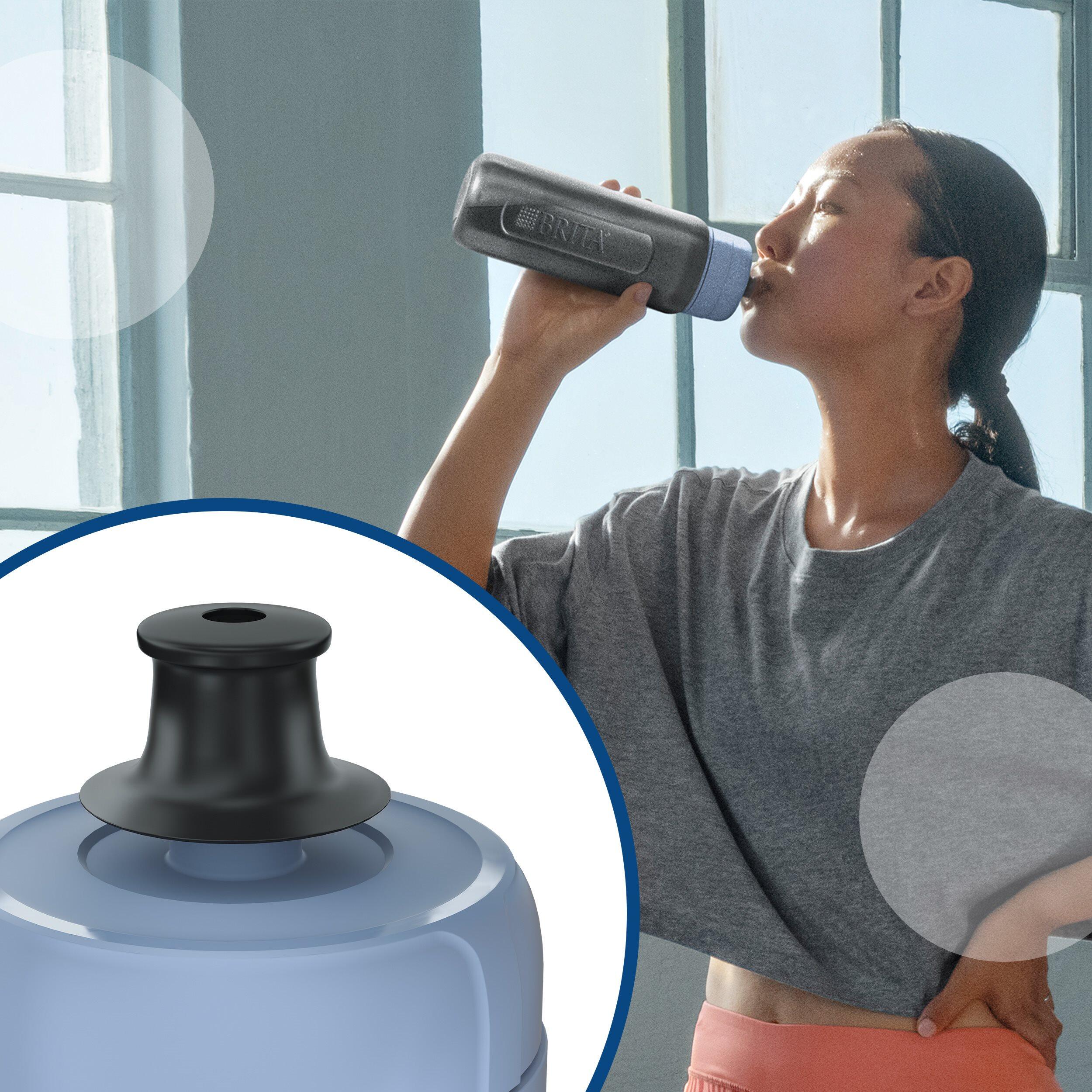 BRITA Waterfilterfles Active 0.6L Donkerblauw inclusief 2 MicroDisc Single Unit 4/7