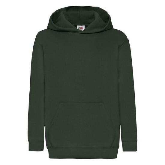 Sweat À Capuche CLASSIC Enfant (Vert Bouteille)