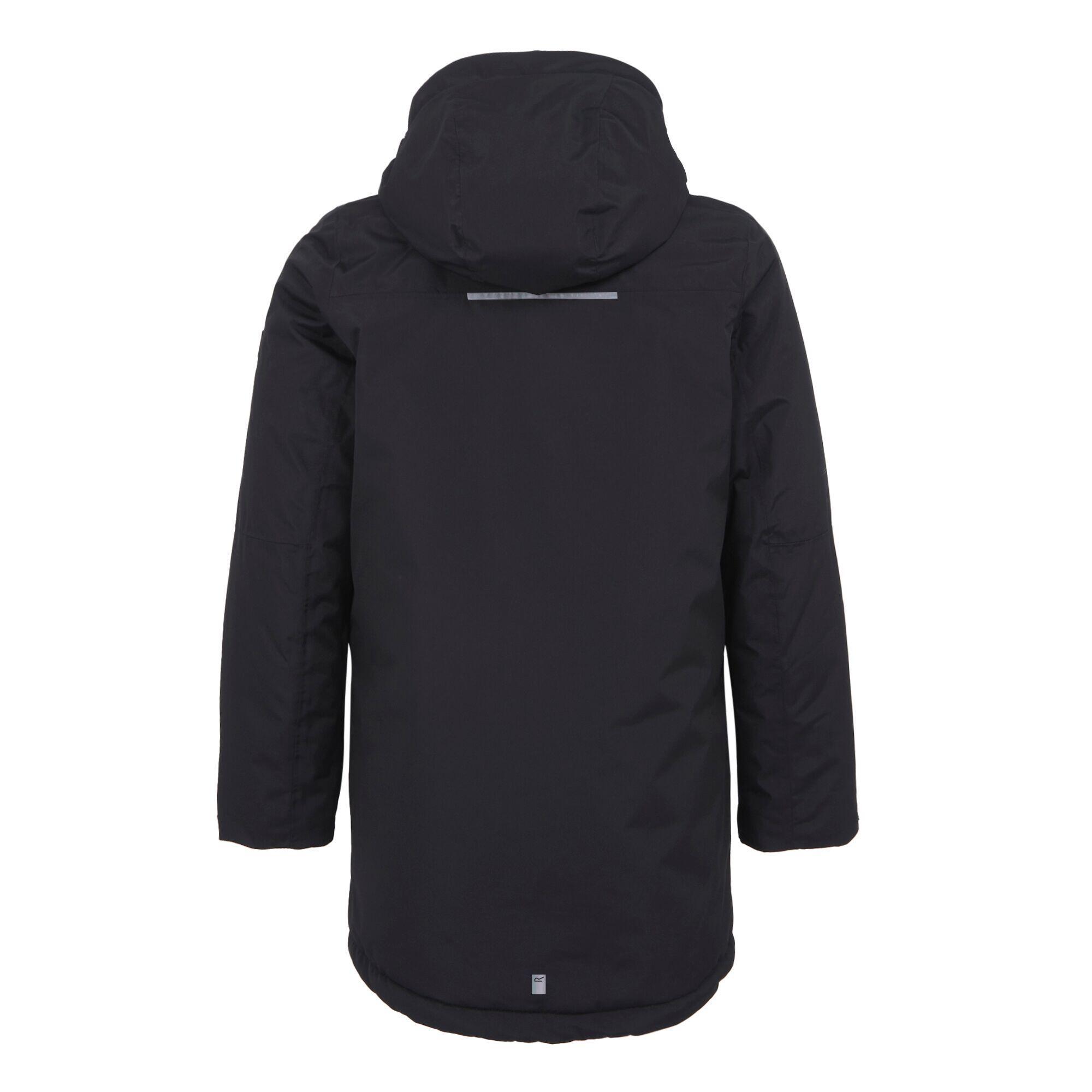 Childrens/Kids Farbank Ski Jacket (Black/Oat) 2/4