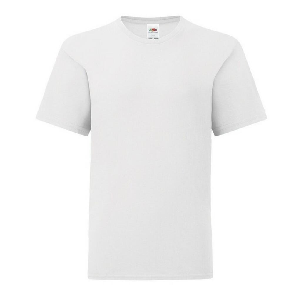 Childrens/Kids Iconic 150 Plain TShirt (White)