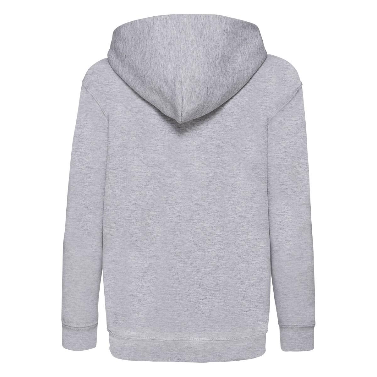 Felpa Con Cappuccio Bambini Fruit Of The Loom Classic 260 Grigio Erica 2/3