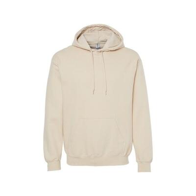 Unisex softstyle fleece midweight hoodie voor volwassenen (militair groen)