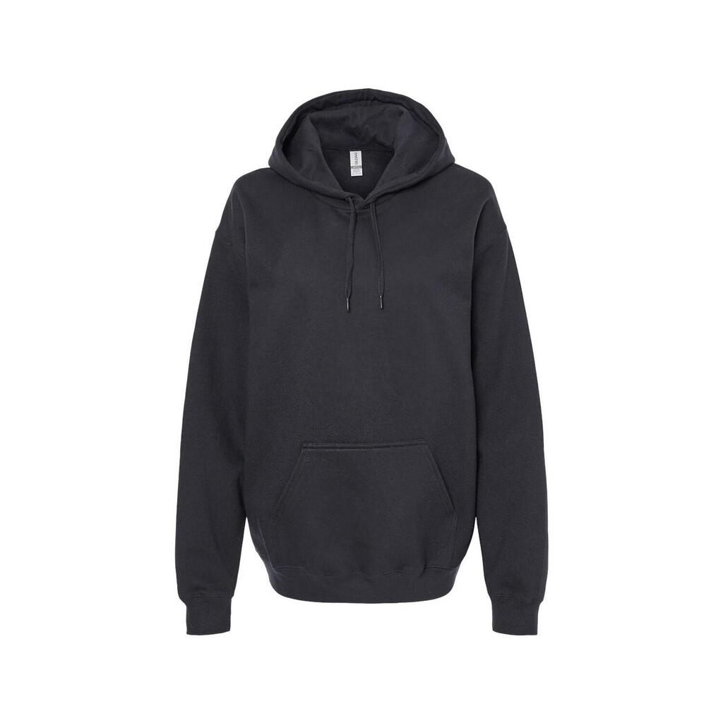 Unisex Adult Softstyle Fleece Midweight Hoodie (Black)