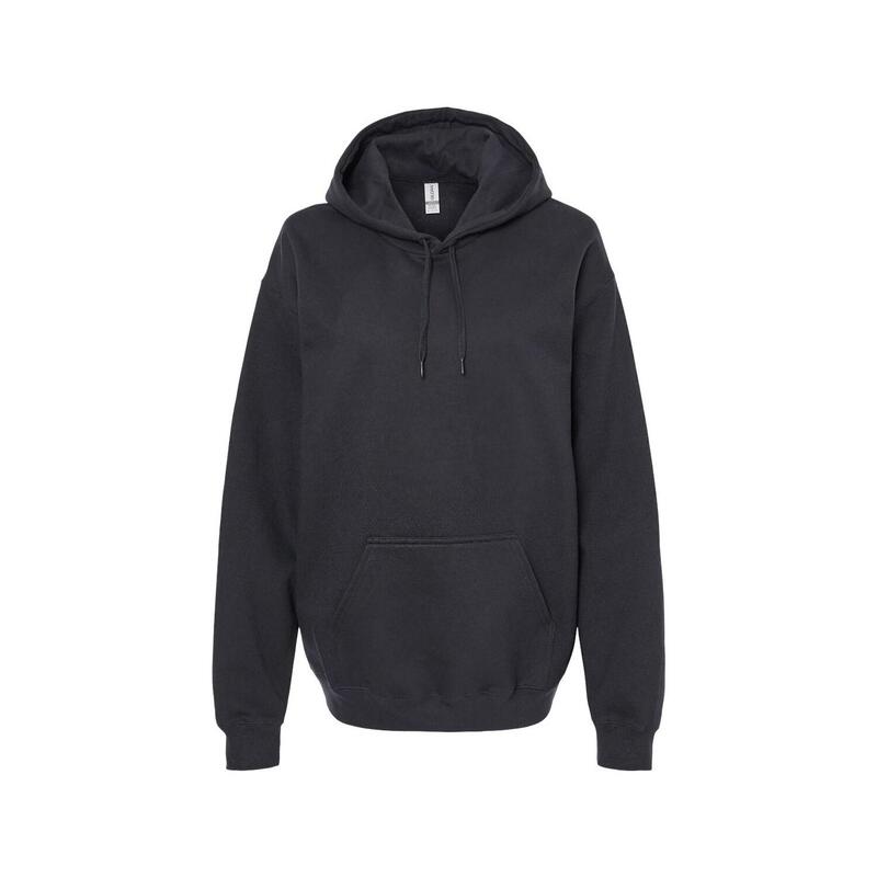 Sweat À Capuche SOFTSTYLE Adulte (Noir)