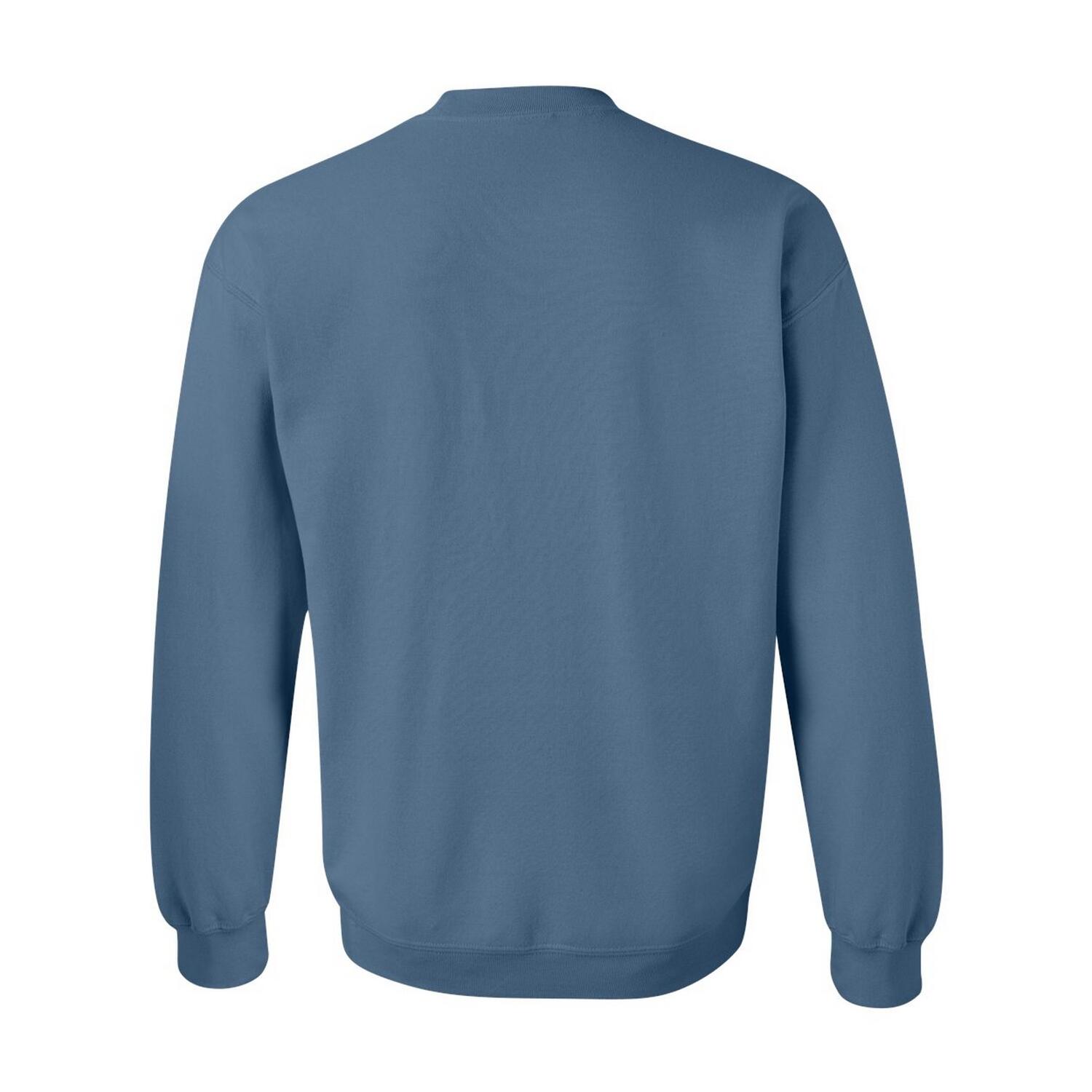 Felpa Girocollo Adulto Unisex Gildan Blu Indaco 2/3