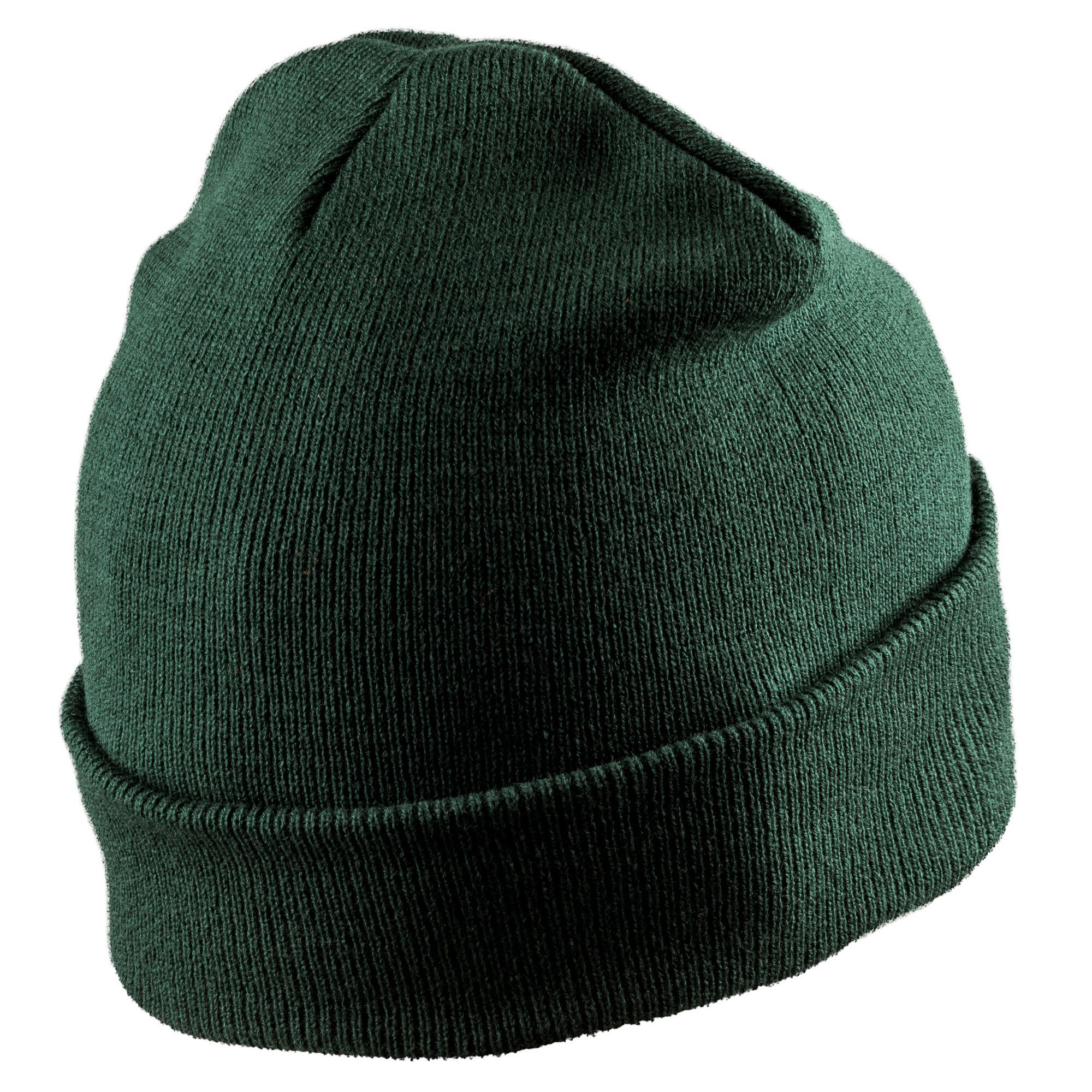 Unisex Dubbel gebreide printer muts voor volwassenen (Fles groen) 2/2