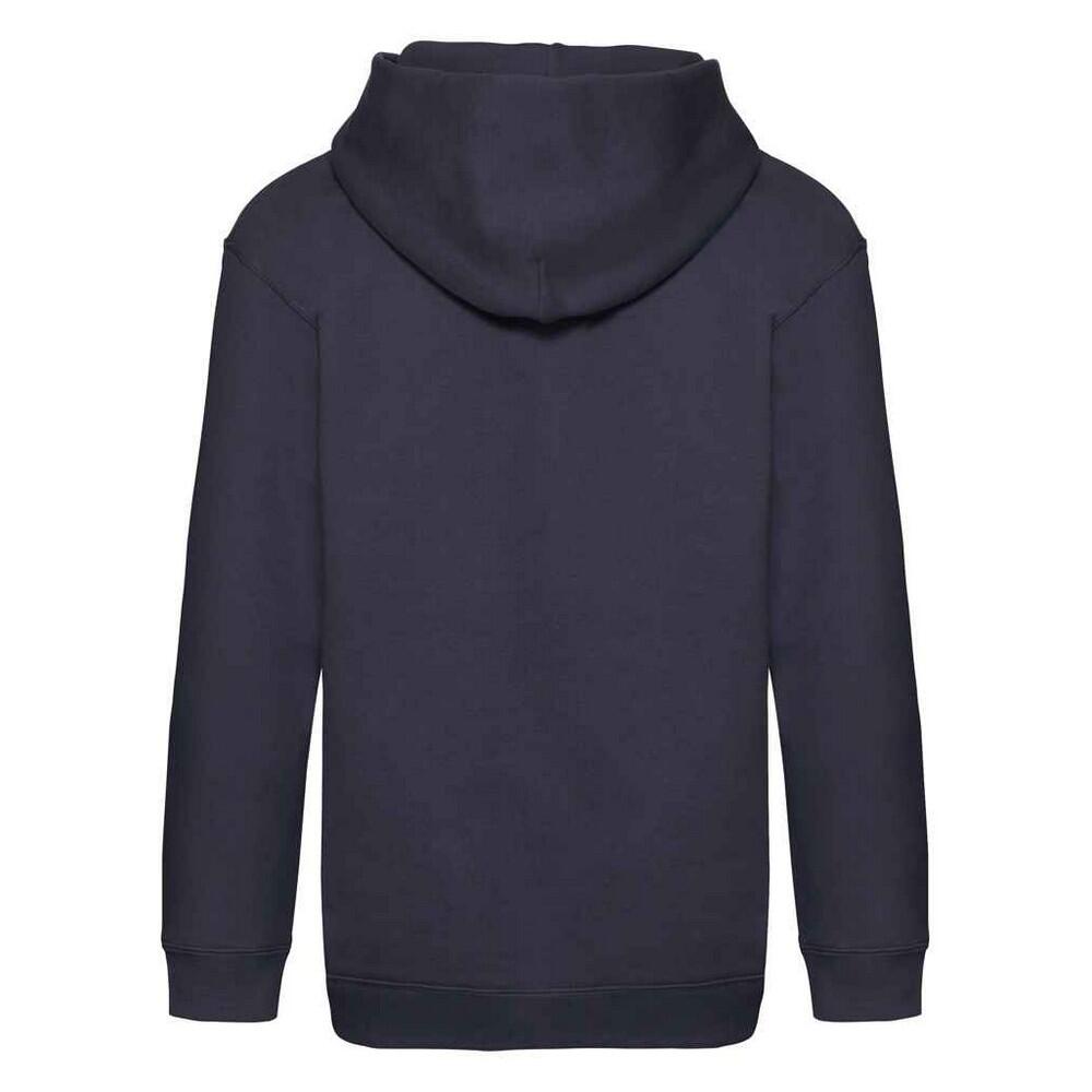 Felpa Con Cappuccio Bambini Fruit Of The Loom Premium Blu Scuro 2/3