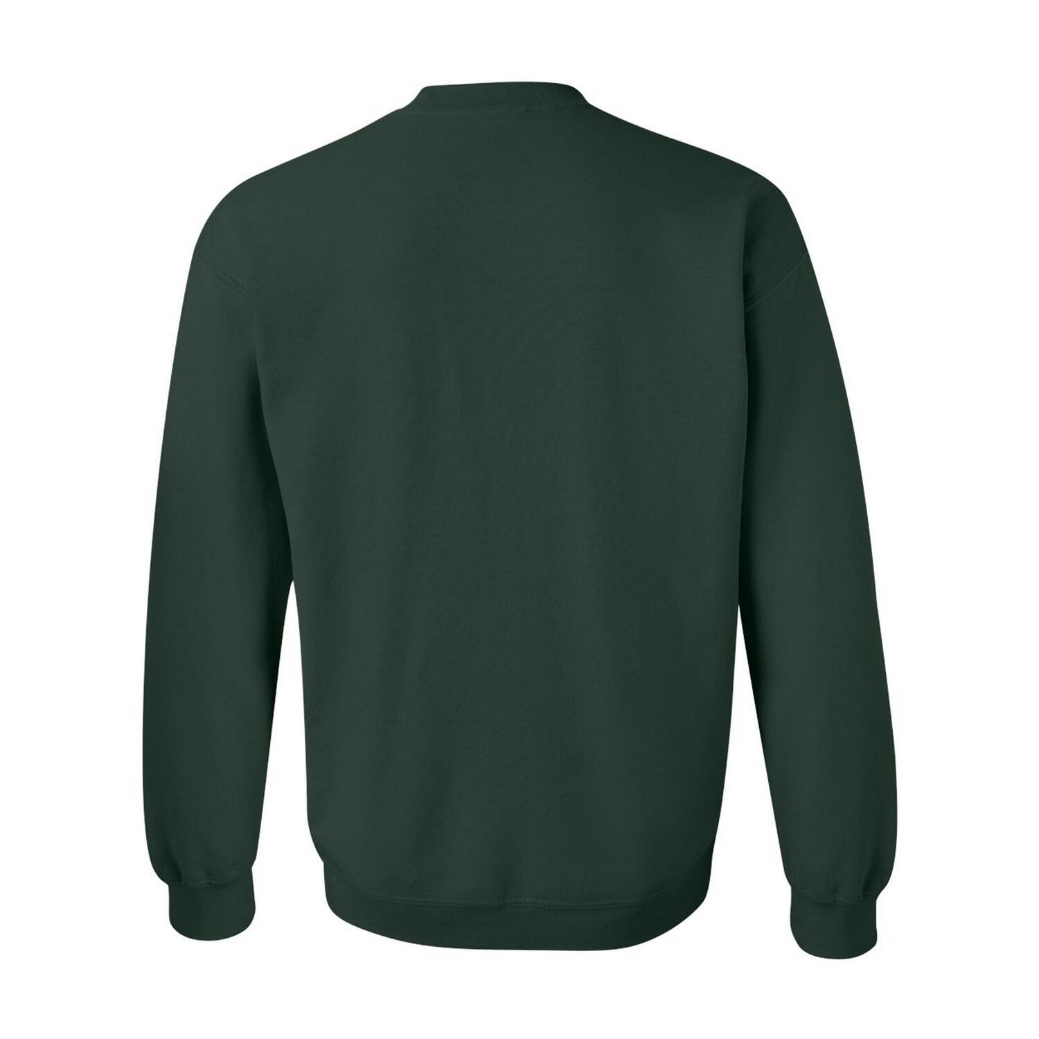 Felpa Girocollo Adulto Unisex Gildan Verde Foresta 2/3