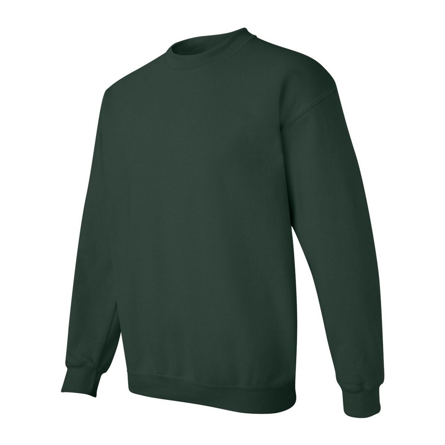 Felpa Girocollo Adulto Unisex Gildan Verde Foresta 3/3