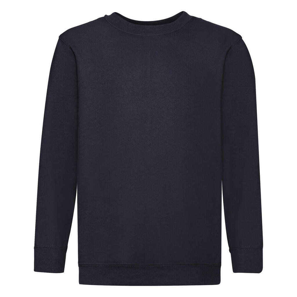 Childrens/Kids Classic Setin Sweatshirt (Deep Navy)