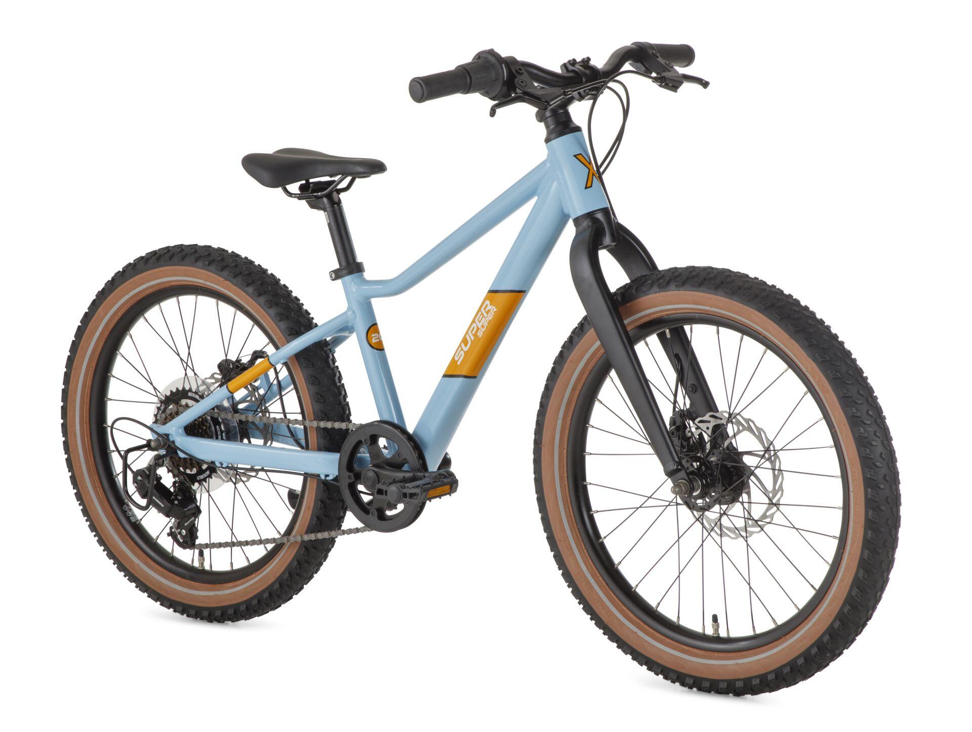 SuperSuper Xplore Mountain Bike per bambini - 20 pollici - 7 marce - Blu 2/5