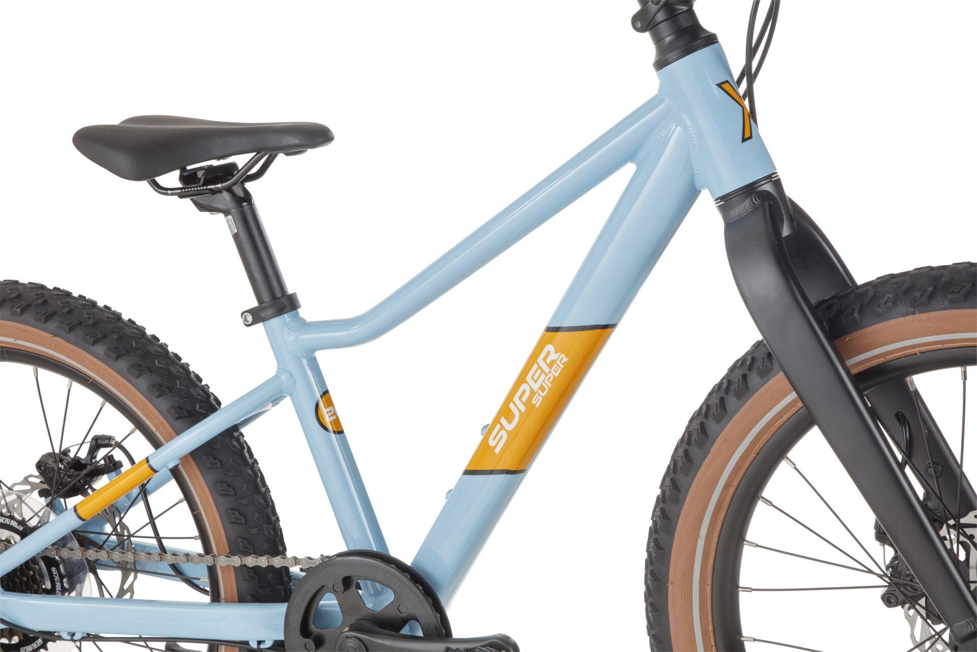 SuperSuper Xplore Mountain Bike per bambini - 20 pollici - 7 marce - Blu 5/5