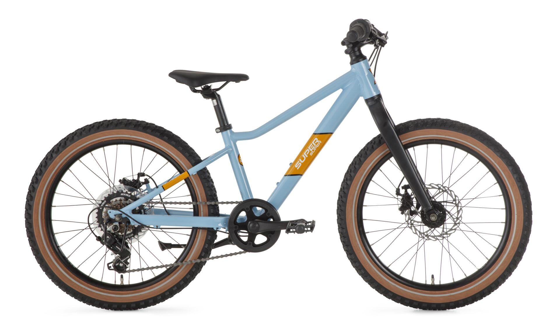 SUPERSUPER SuperSuper Xplore Kinder-Mountainbike - 20 Zoll - 7 Gänge - Blau