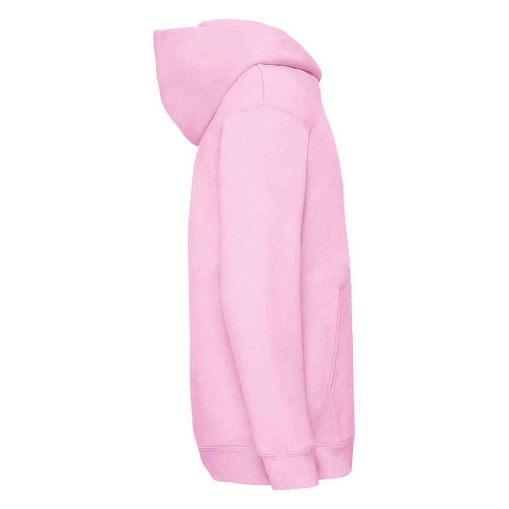 Sweat À Capuche PREMIUM Enfant (Rose Clair) 3/3