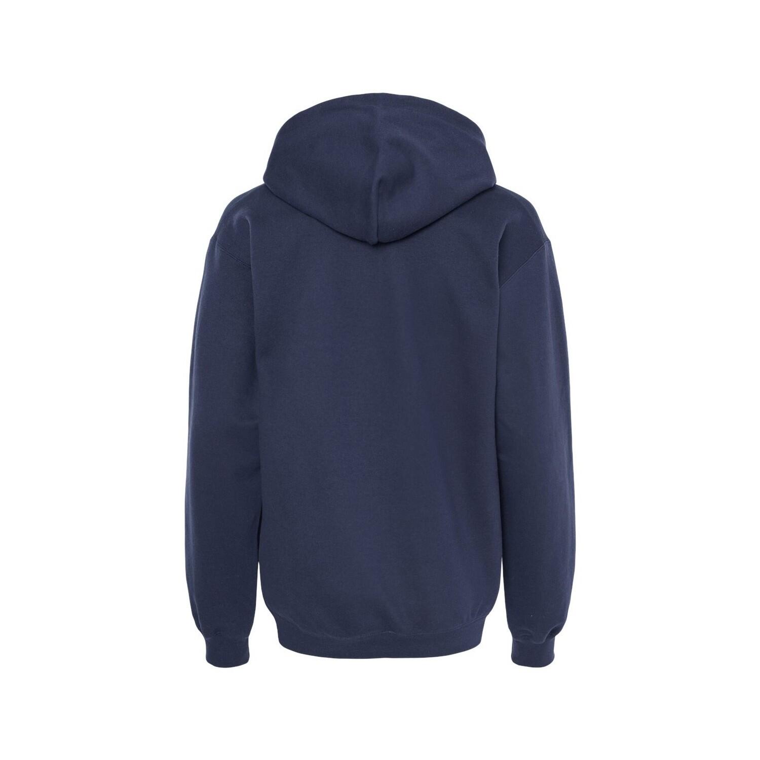 Sweat À Capuche SOFTSTYLE Adulte (Bleu Marine) 2/2