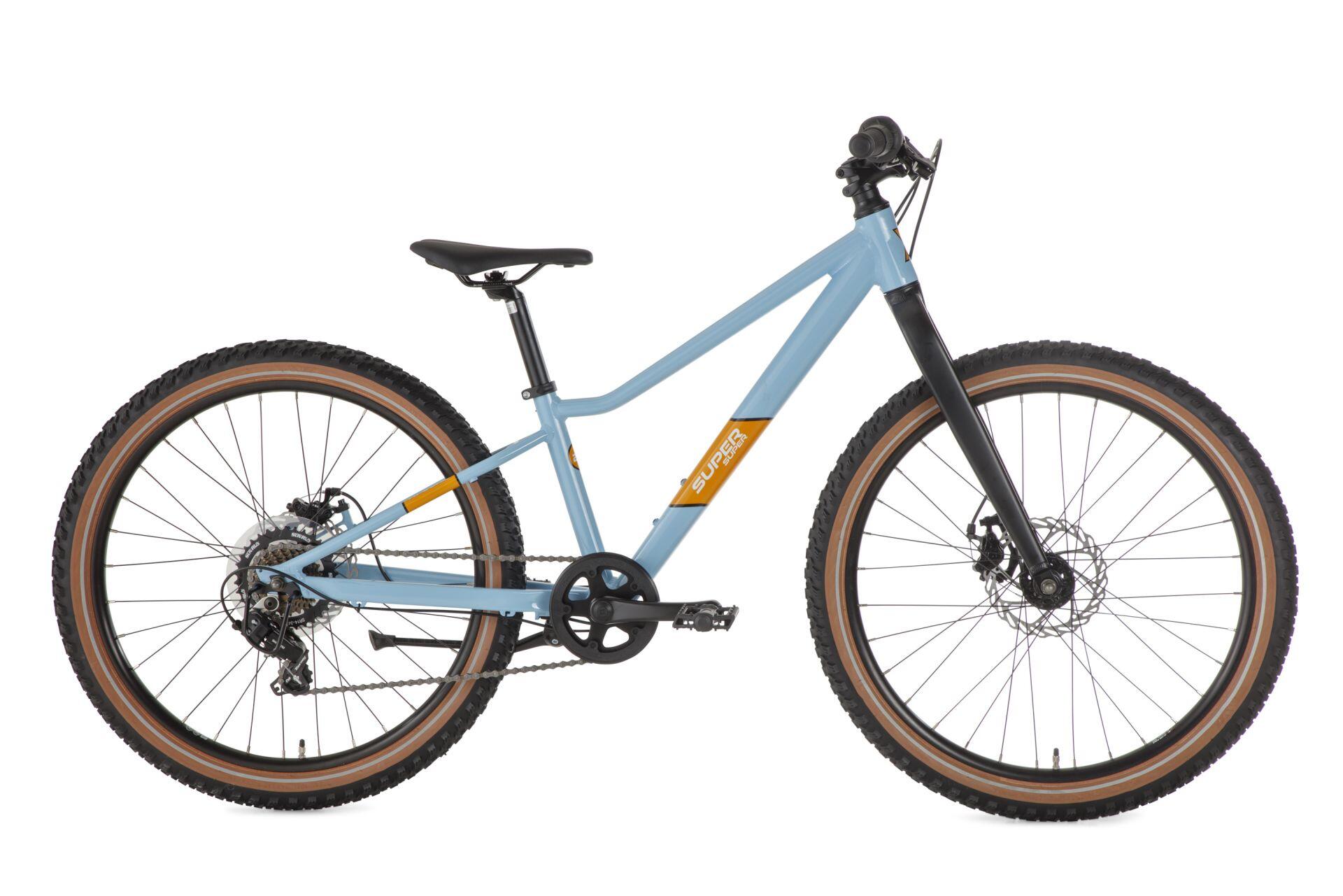 SUPERSUPER SuperSuper Xplore Kinder-Mountainbike 24 Zoll - 7 Gänge - Blau