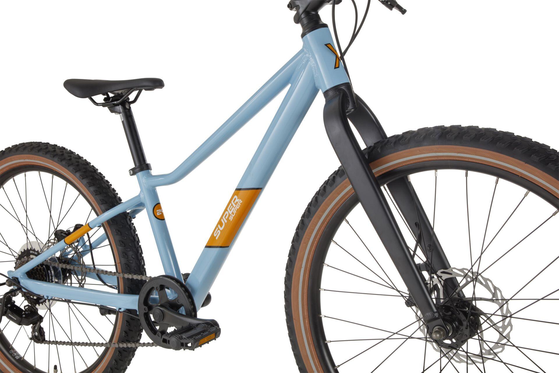 SuperSuper Xplore Mountain Bike per bambini 24 pollici - 7 marce - Blu 6/6