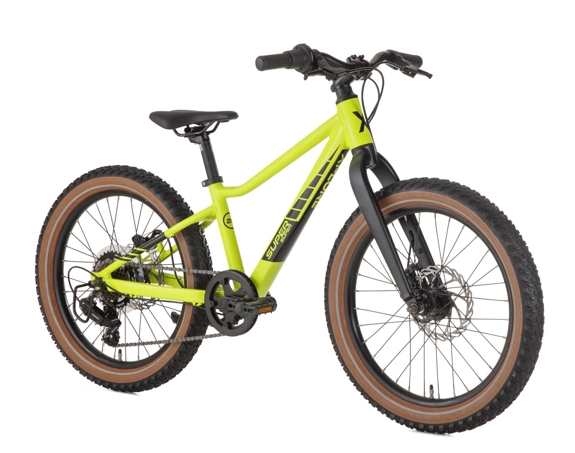 SuperSuper Xplore Mountain Bike per bambini - 20 pollici - 7 marce - Giallo 2/5
