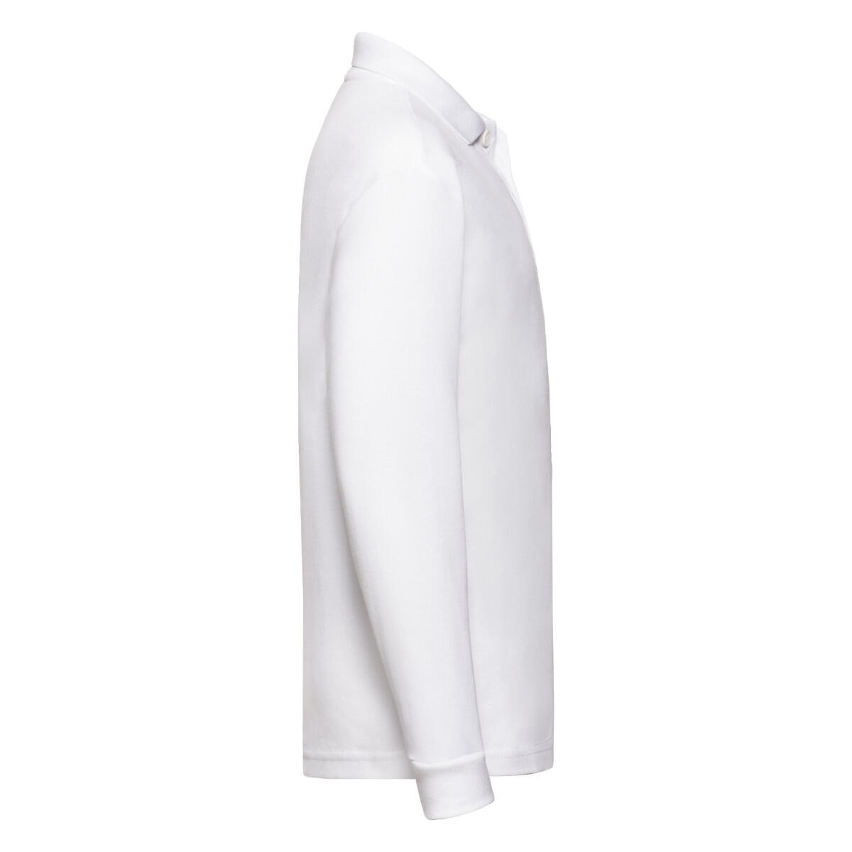 Polo Manches Longues Enfant (Blanc) 3/3
