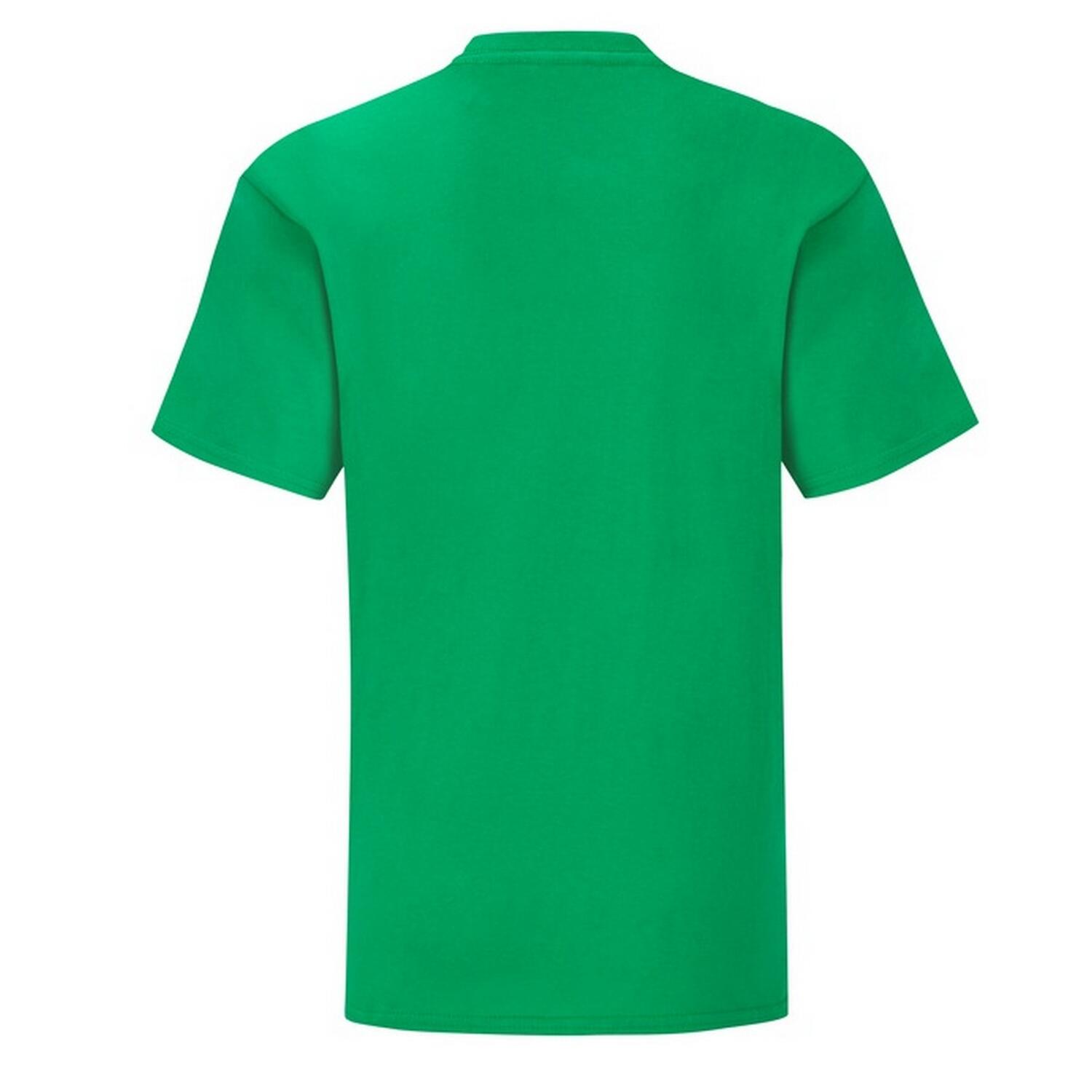 Camiseta Iconic 150 Lisos para Niños/Niñas Verde Kelly 2/3