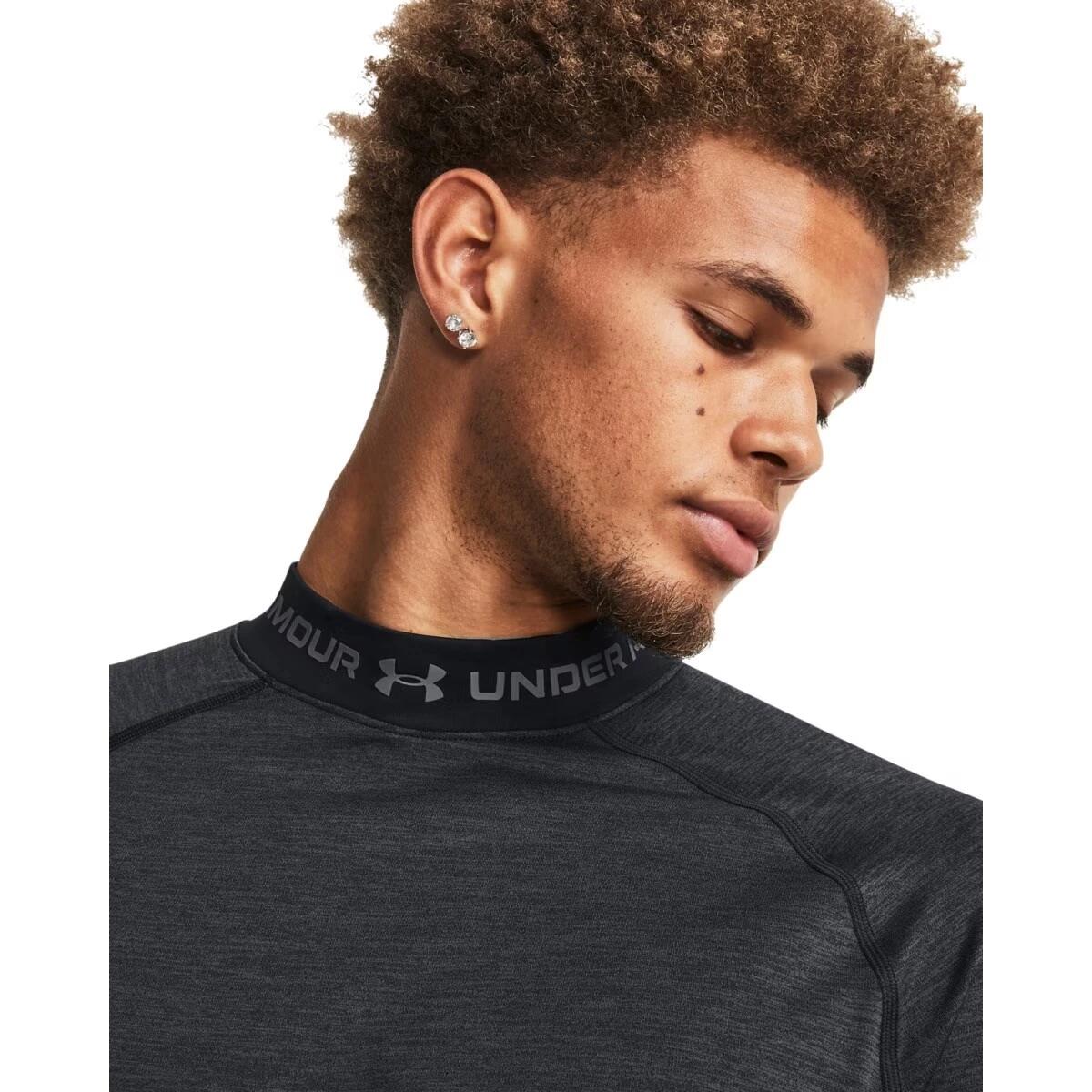 Under Armour ColdGear Twist Mock heren-T-shirt 3/6