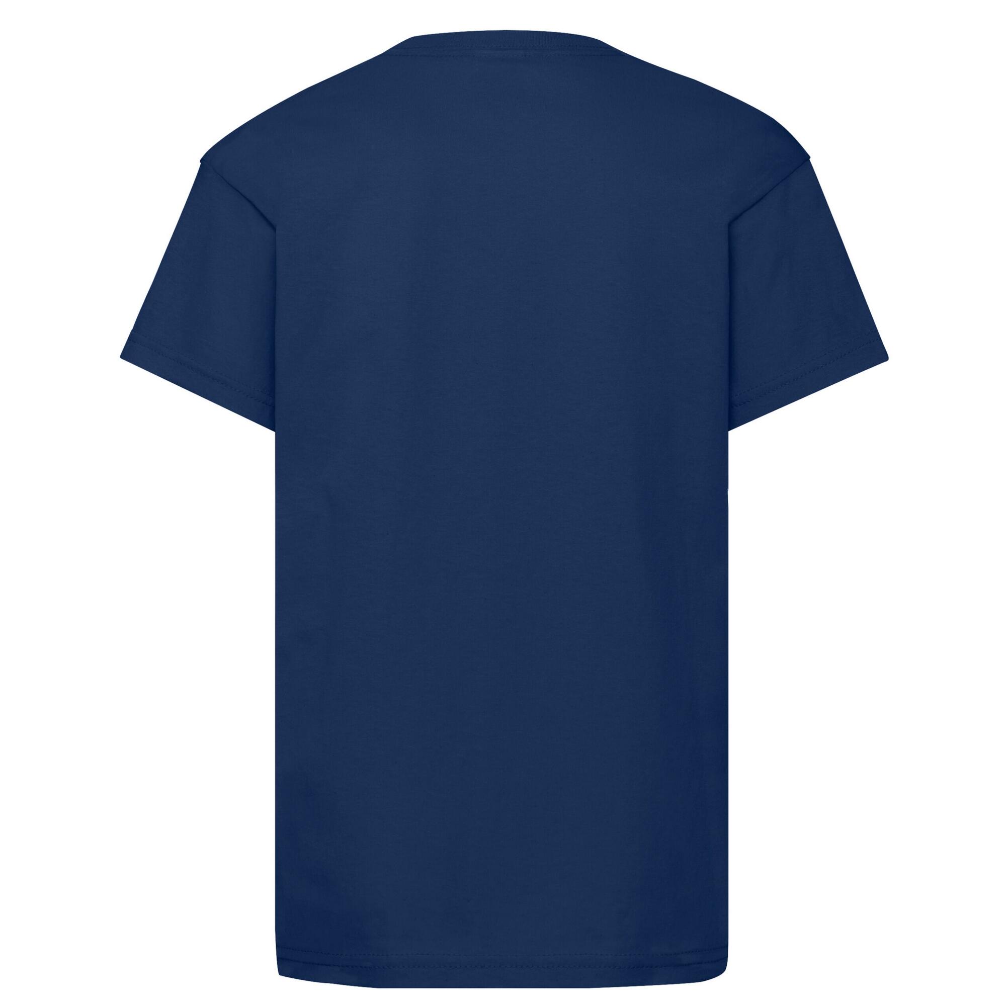 Maglietta Bambini Fruit Of The Loom Original Blu Navy 2/3