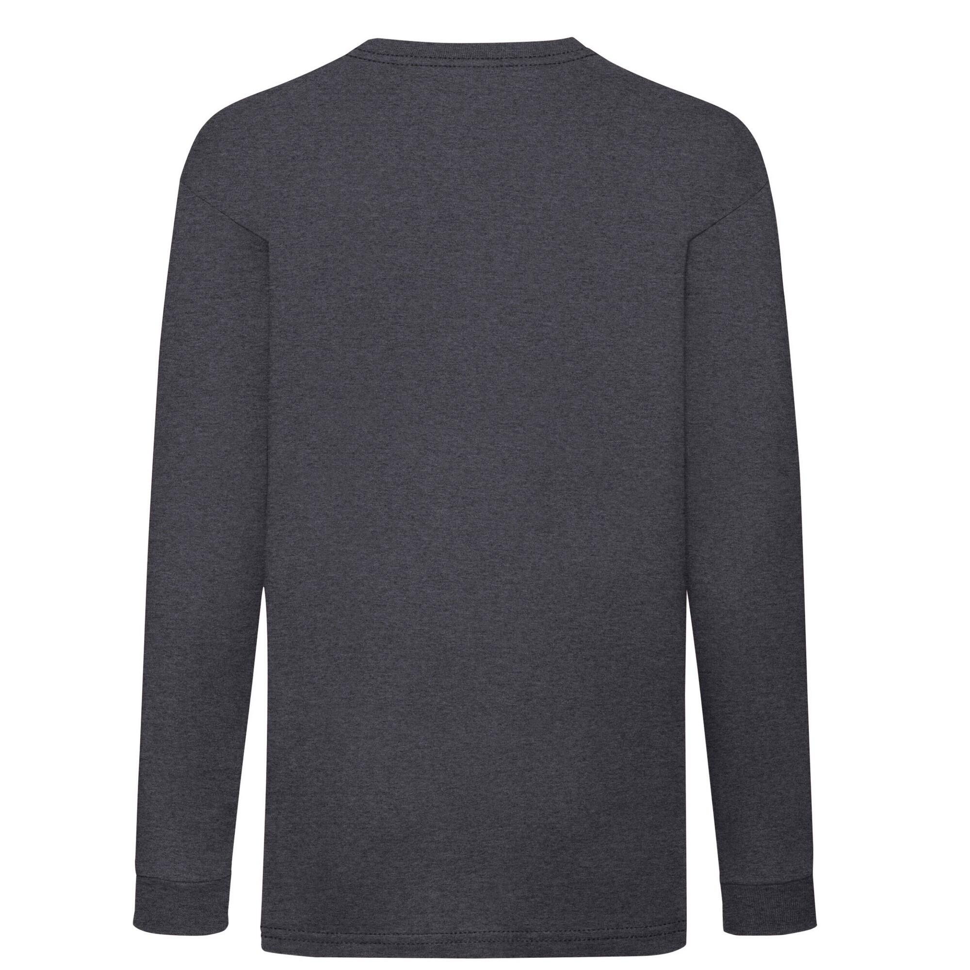 Tshirt VALUEWEIGHT Enfant (Gris Foncé Chiné) 2/3