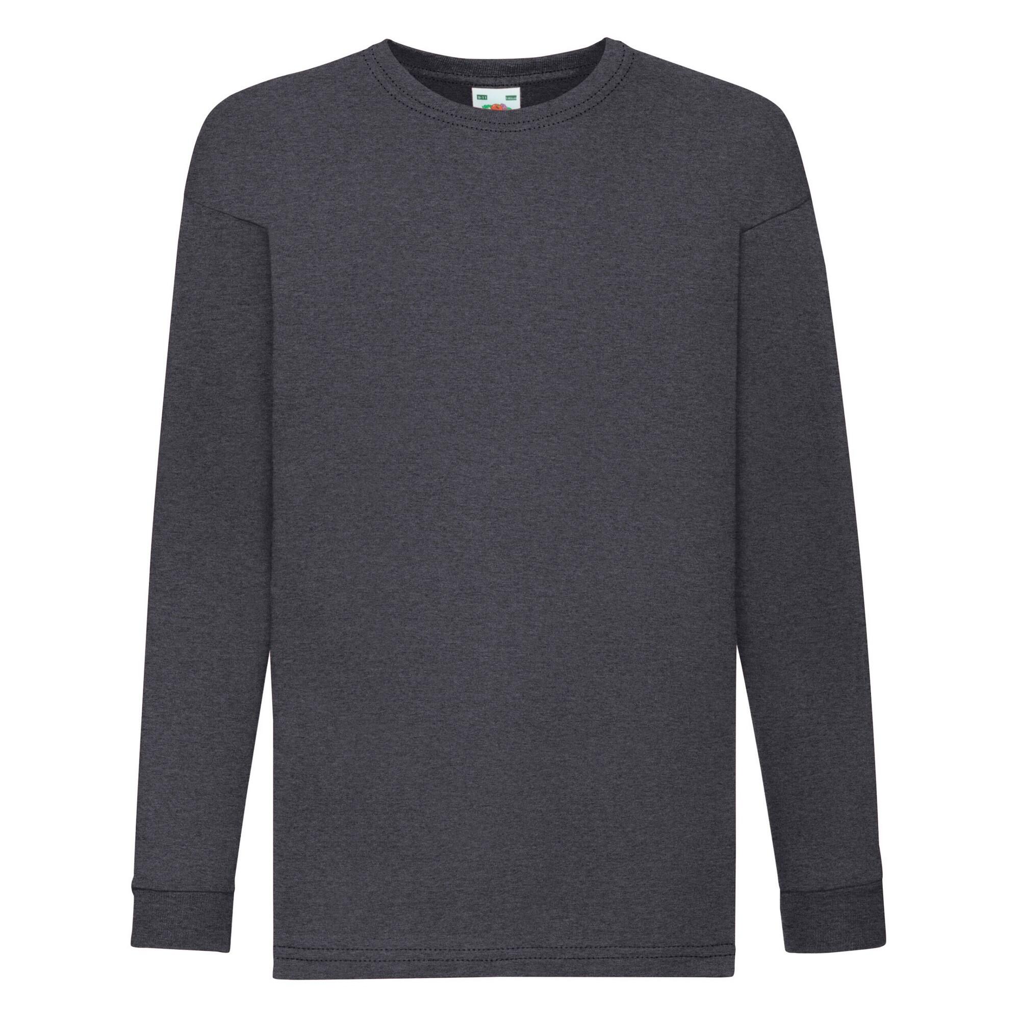 Tshirt VALUEWEIGHT Enfant (Gris Foncé Chiné) 1/3