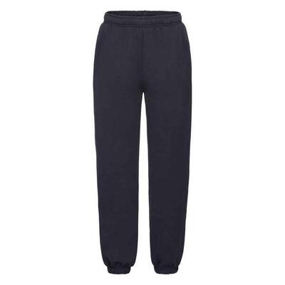 Kinder/kids premium joggingbroek met elastische manchetten (deep navy)