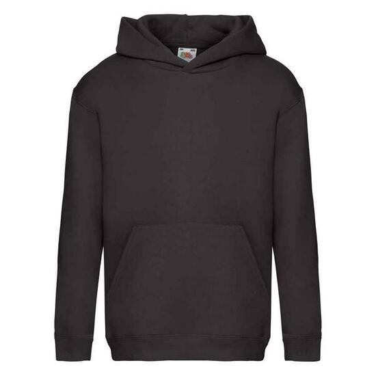 Sweat À Capuche PREMIUM Enfant (Noir)