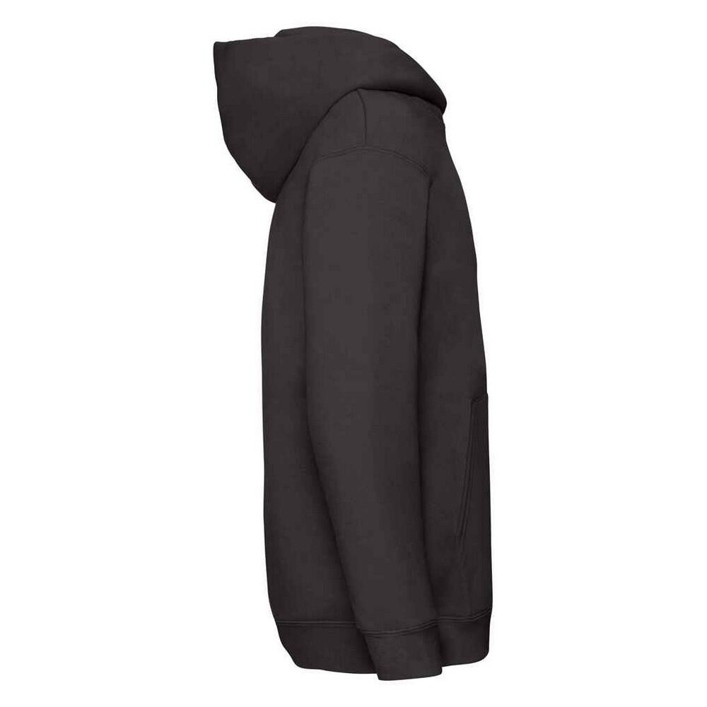 Childrens/Kids Premium Hoodie (Black) 3/3