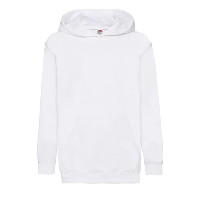 Lichtgewicht Hoodie Kinderen/Kinderen (Wit)