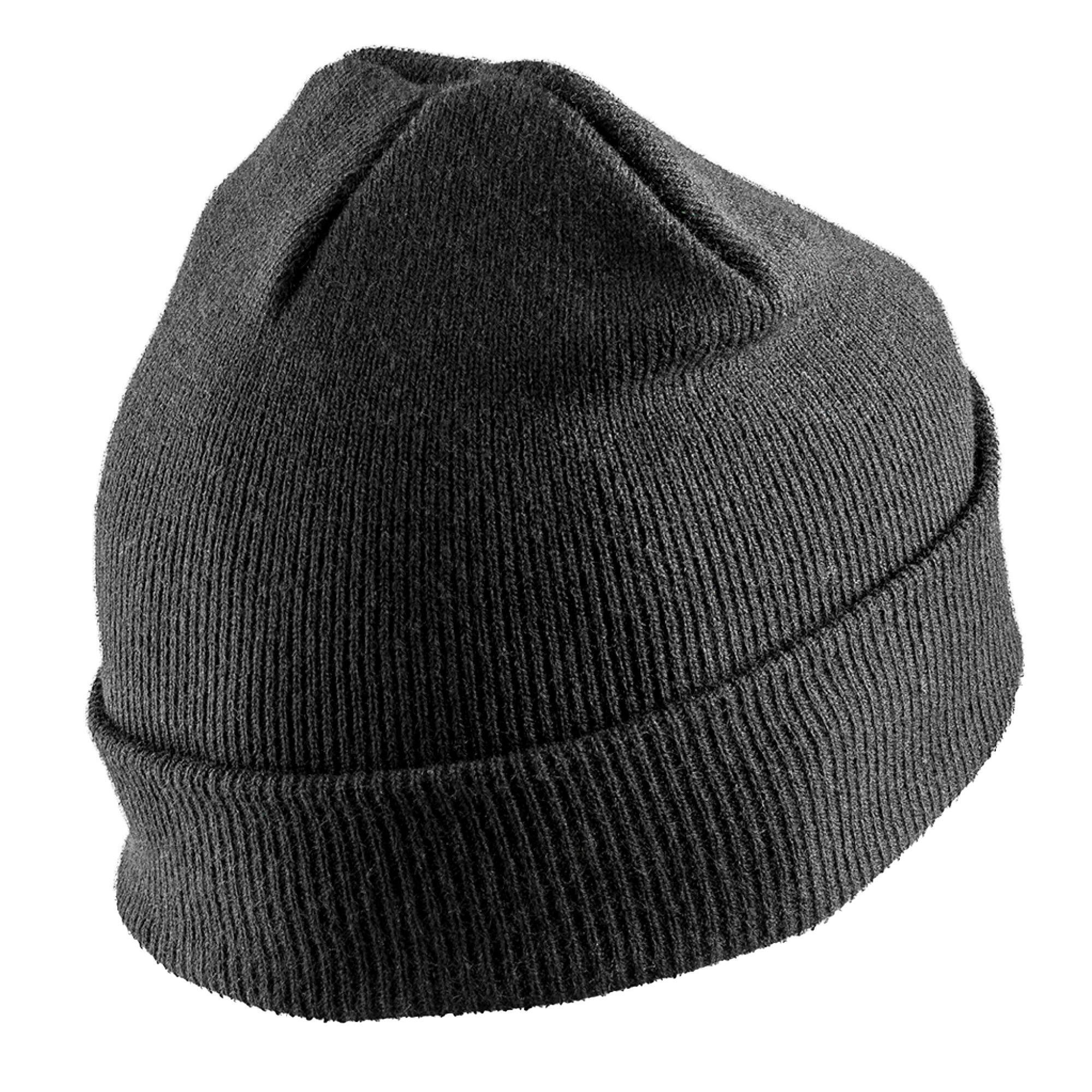 Unisex Dubbel gebreide printer muts voor volwassenen (Zwart) 2/2